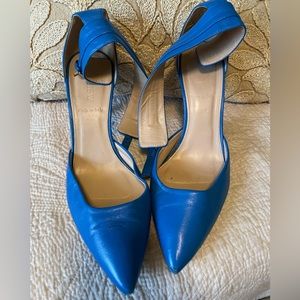 J Crew Cobalt blue pumps made in Italy